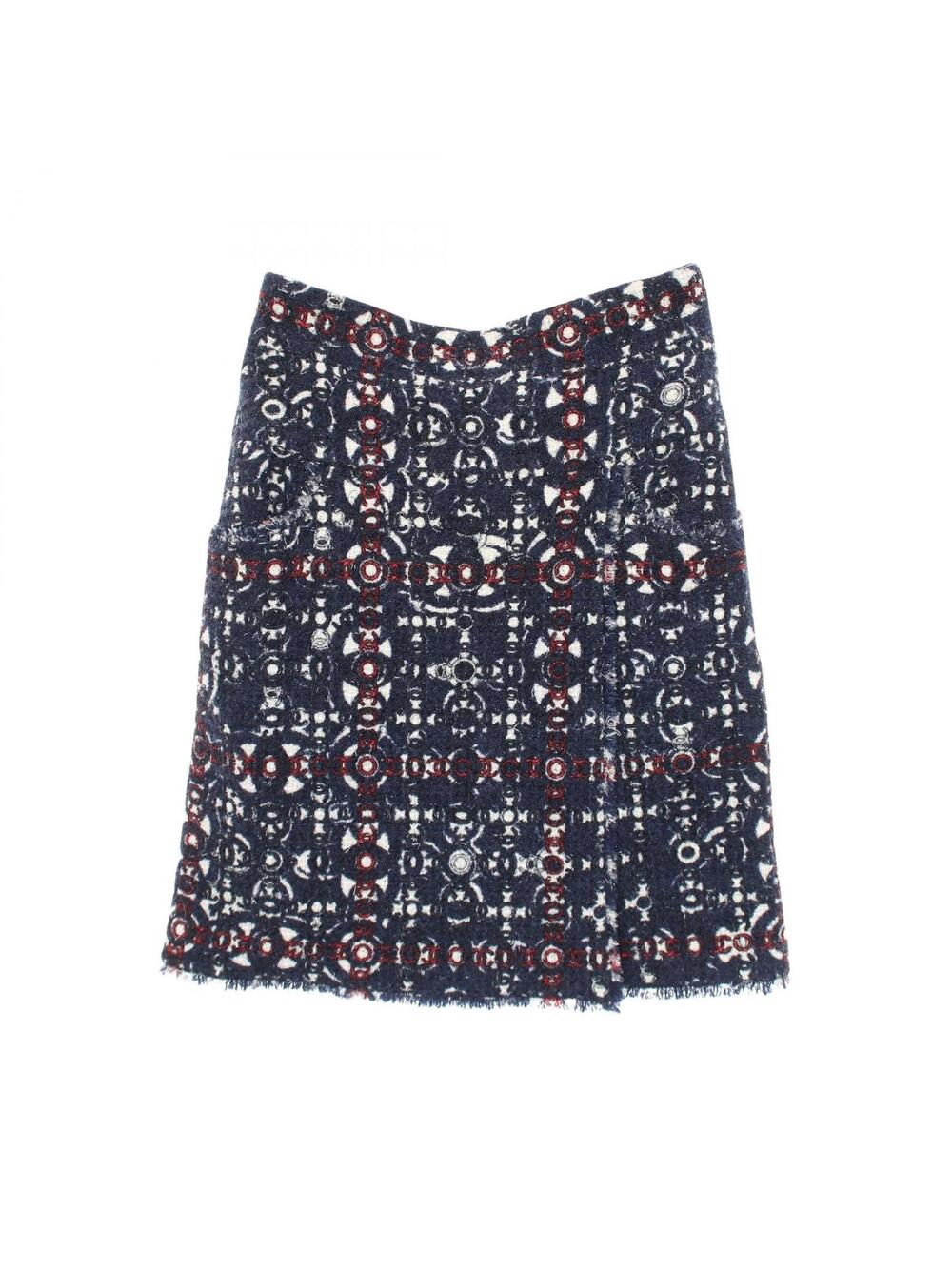 Chanel 07A Coco Mark Tweed Skirt #34 #308527C70B